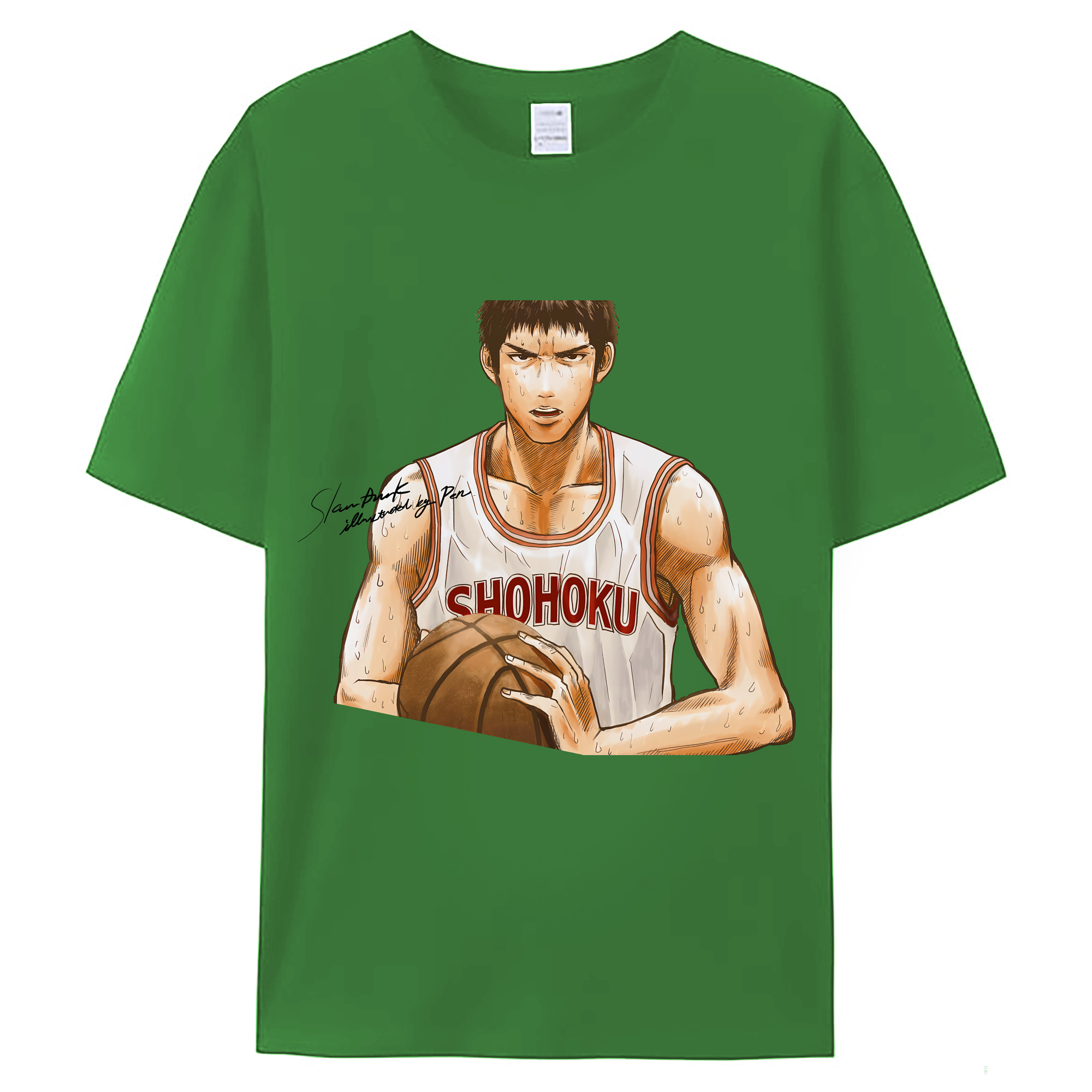 （画像用） SLAM DUNK／スラムダンク レディースカジュアルプリントTシャツ（綿100％）